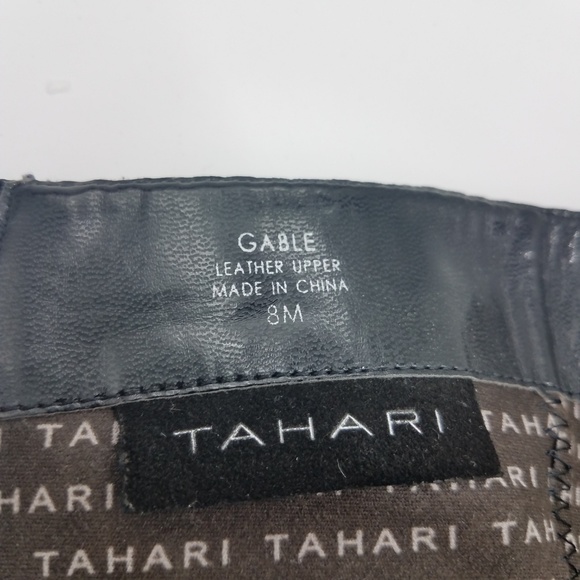 Tahari Gable Knee High Black Suede Dress boots 8M - Picture 7 of 8